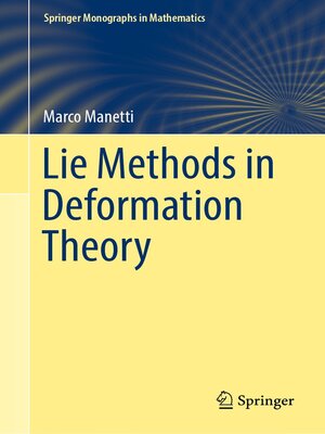 cover image of Lie Methods in Deformation Theory